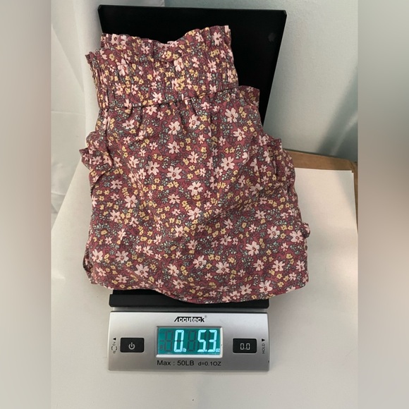 VANILLA STAR NWT Double Tier Pleated Floral Skirt Size Large - Picture 7 of 9